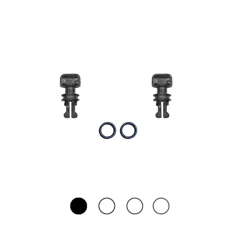  2عدد شیر تخلیه رادیاتور شاخدار همراه اورینگ