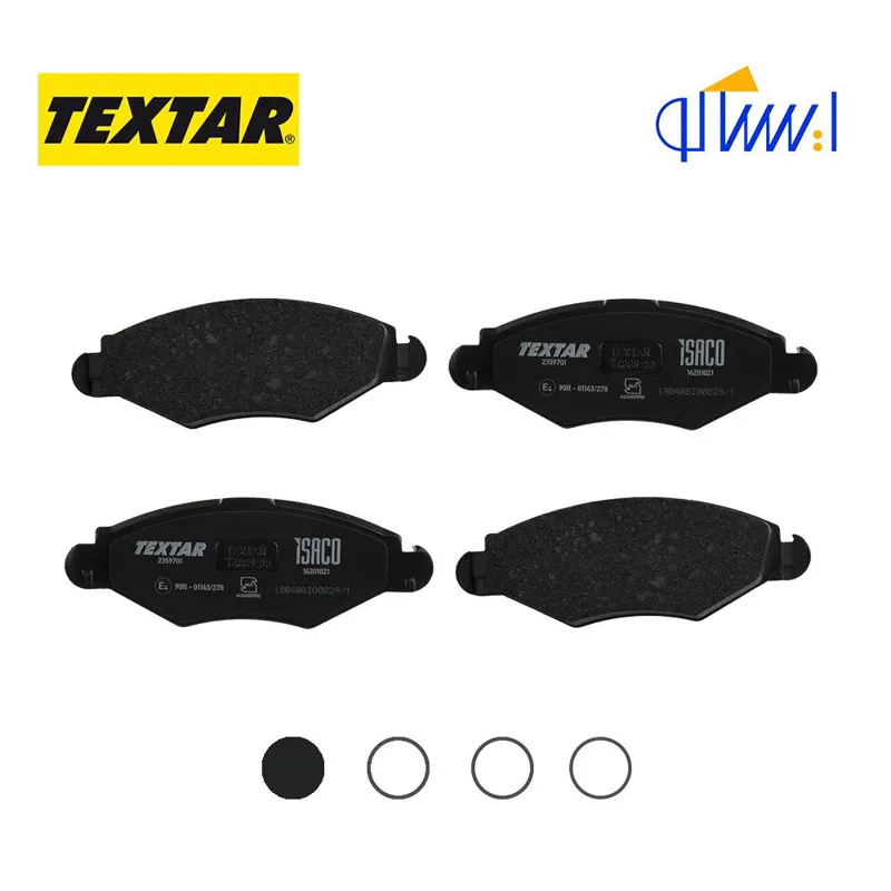  لنت ترمز چرخ جلو 206 تیپ 2 textar