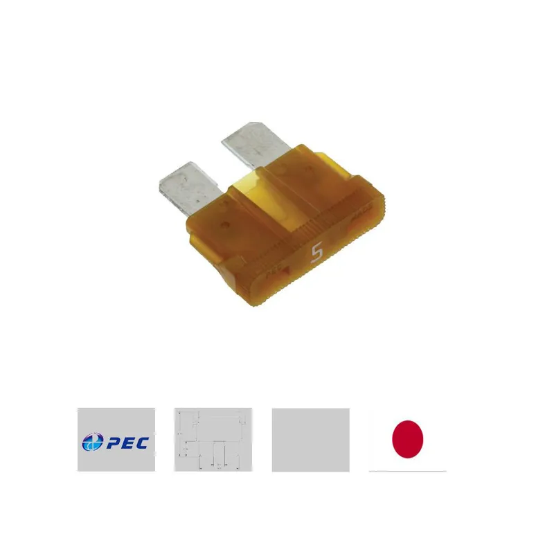 فیوز دوشاخه 5 آمپر PEC