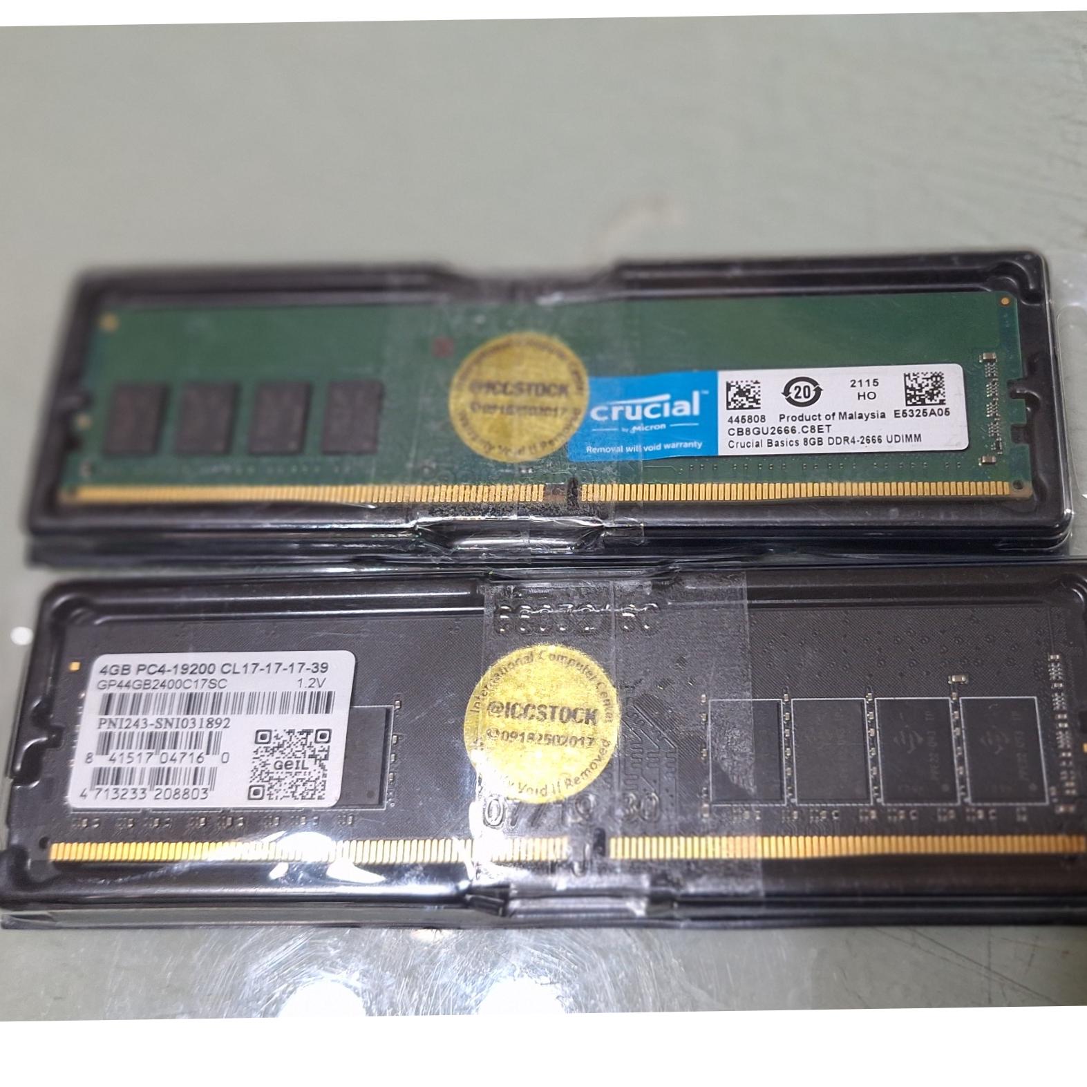 رم 4 گیگ کامپیوتر مارک ژل DDR4 2400