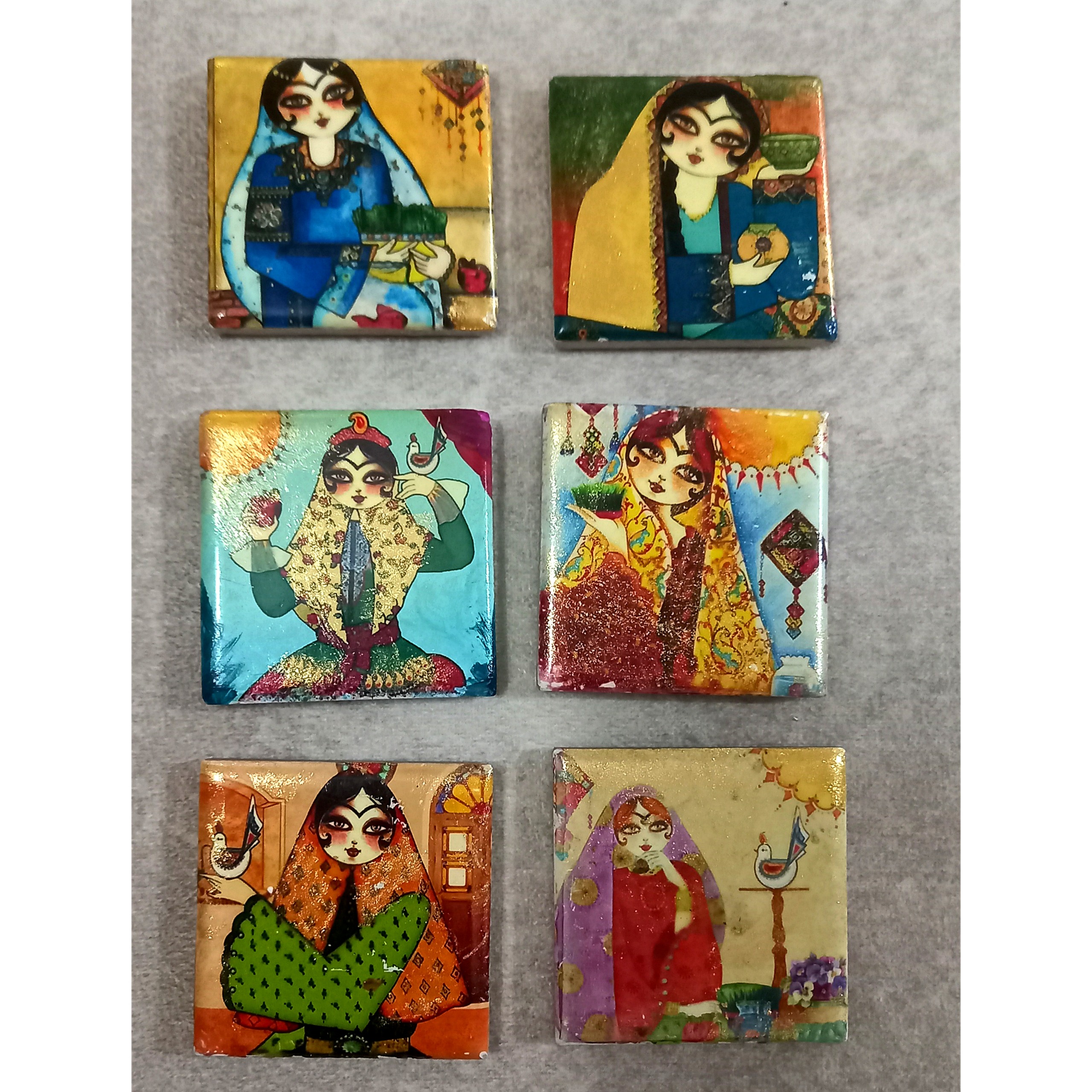 مگنت یخچالی زیبا (6عددی)