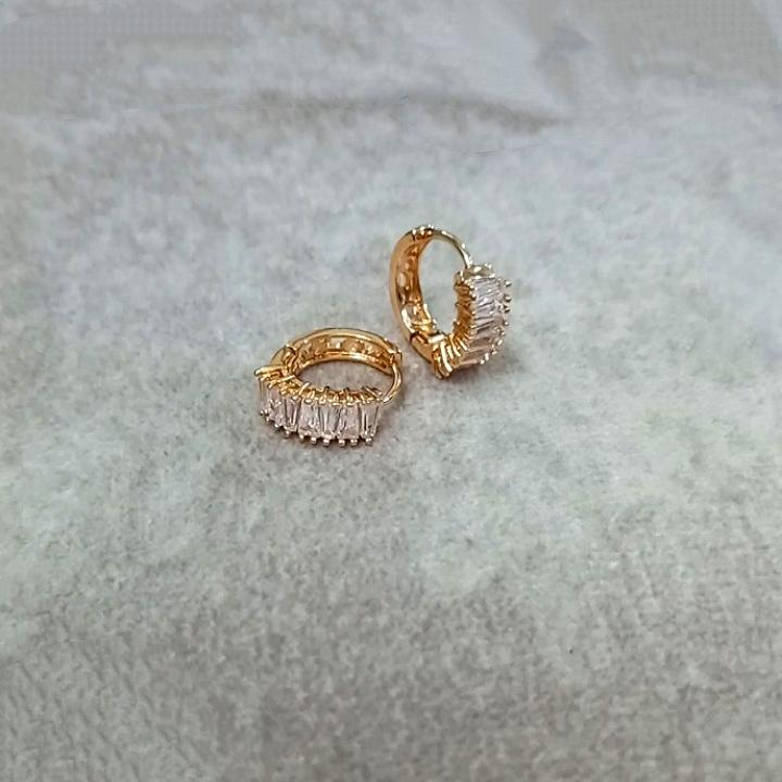 گوشواره حلقه ای رنگ ثابت