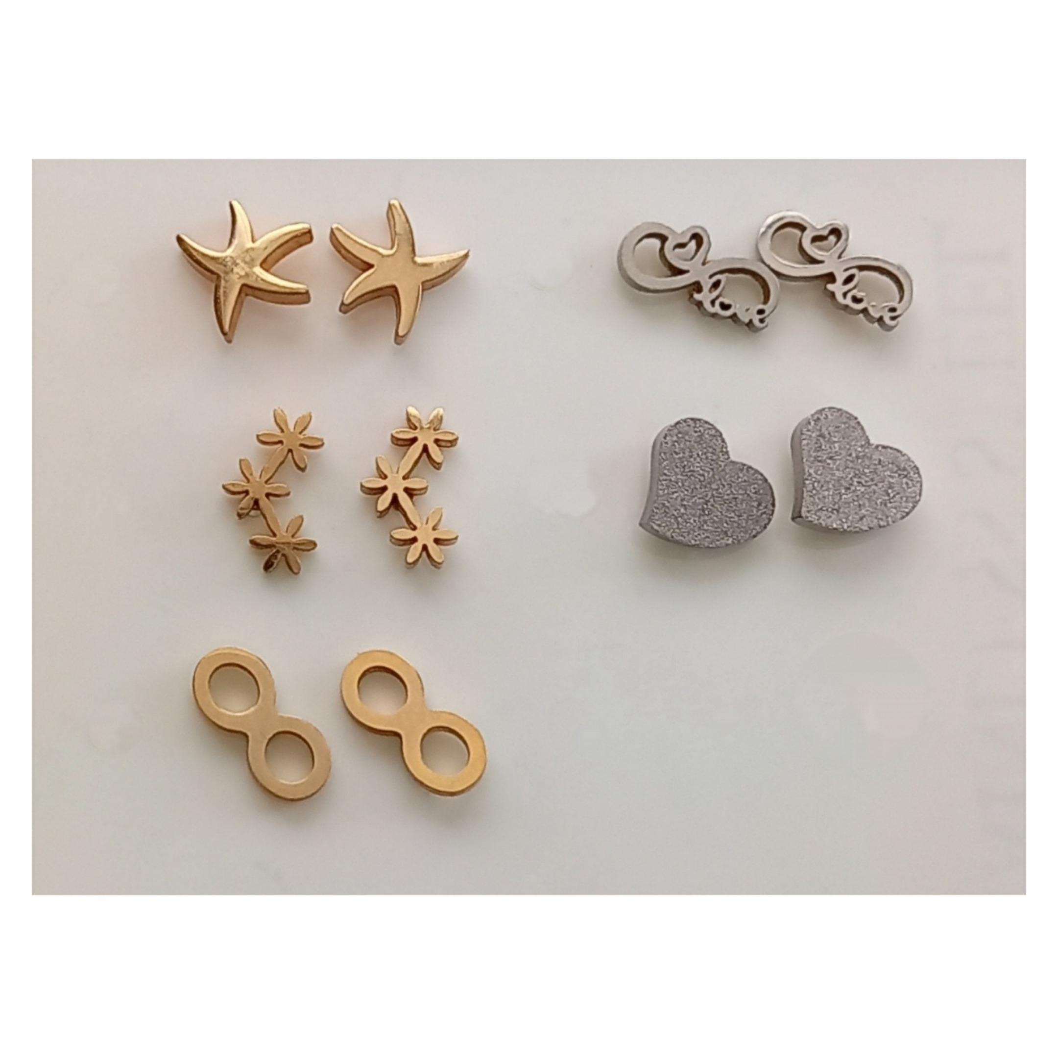 گوشواره رنگ ثابت زنانه و دخترانه