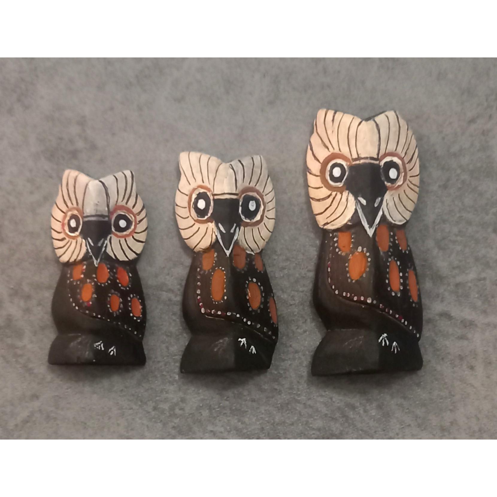 ست مجسمه owl جغد خوشحال