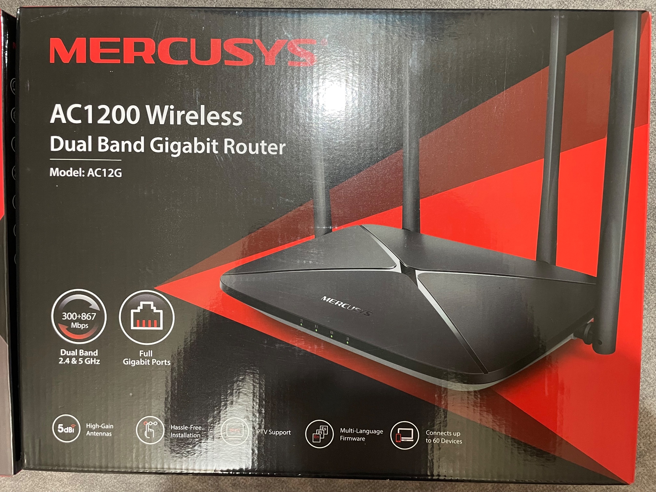 روتر مرکوسیس AC12G