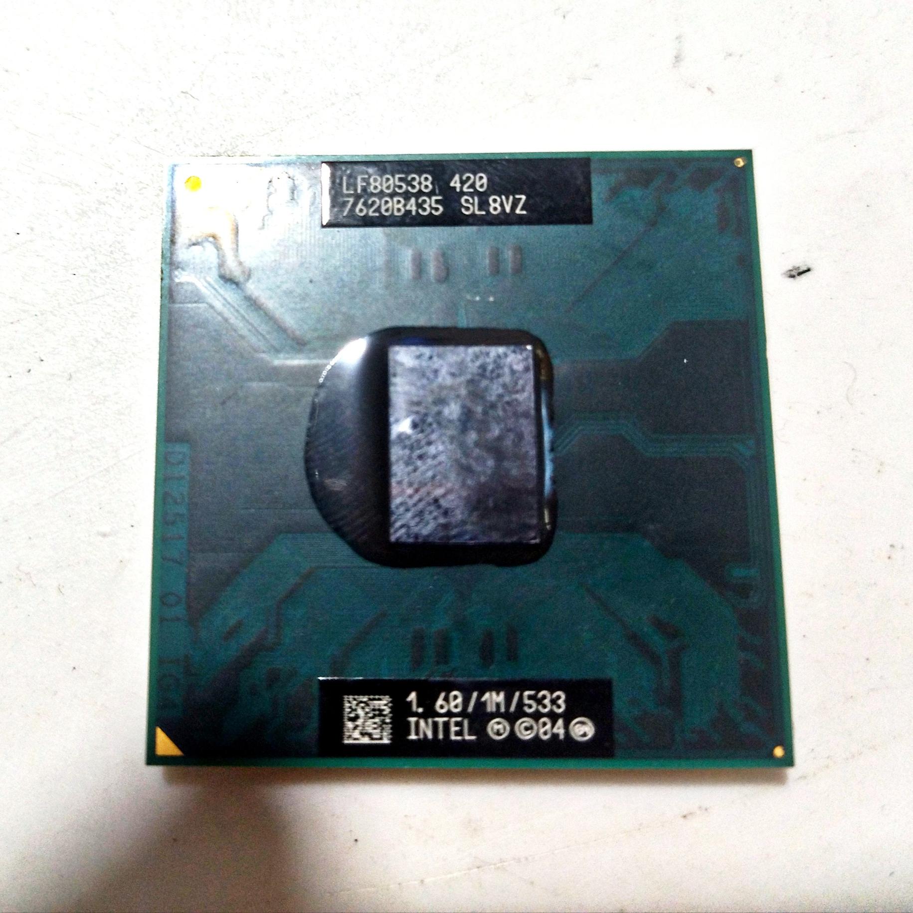 پردازنده لپ تاپ اینتل سلرون m420 با کش 1 مگابایت