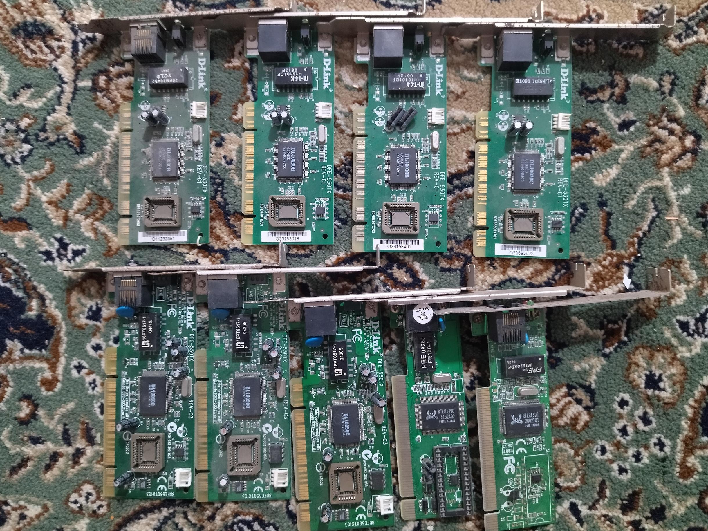 حراج 9 عدد کارت شبکه DLink