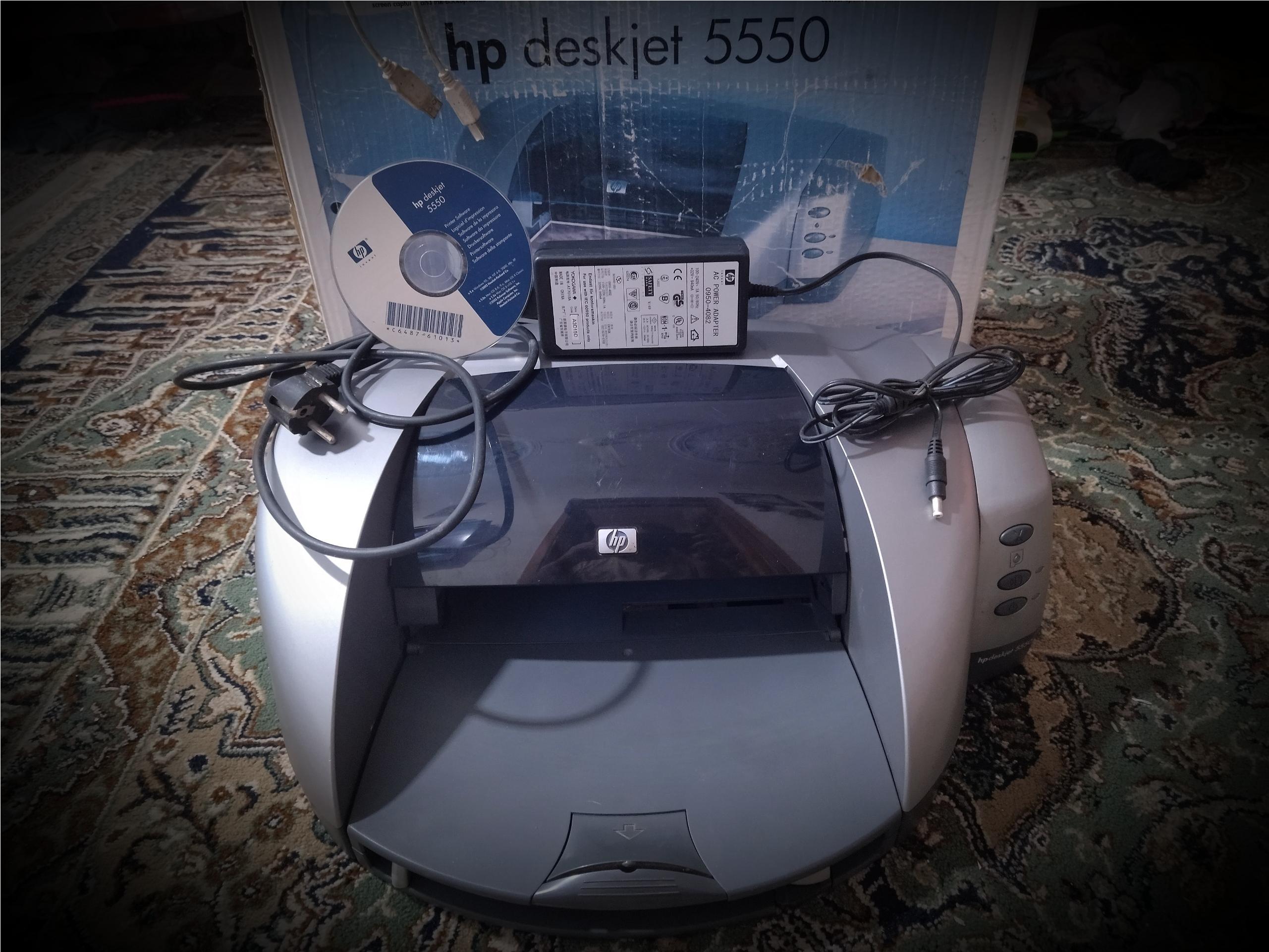 حراج پرینتر hp deskjet 5550 سالم بدون کارتریج