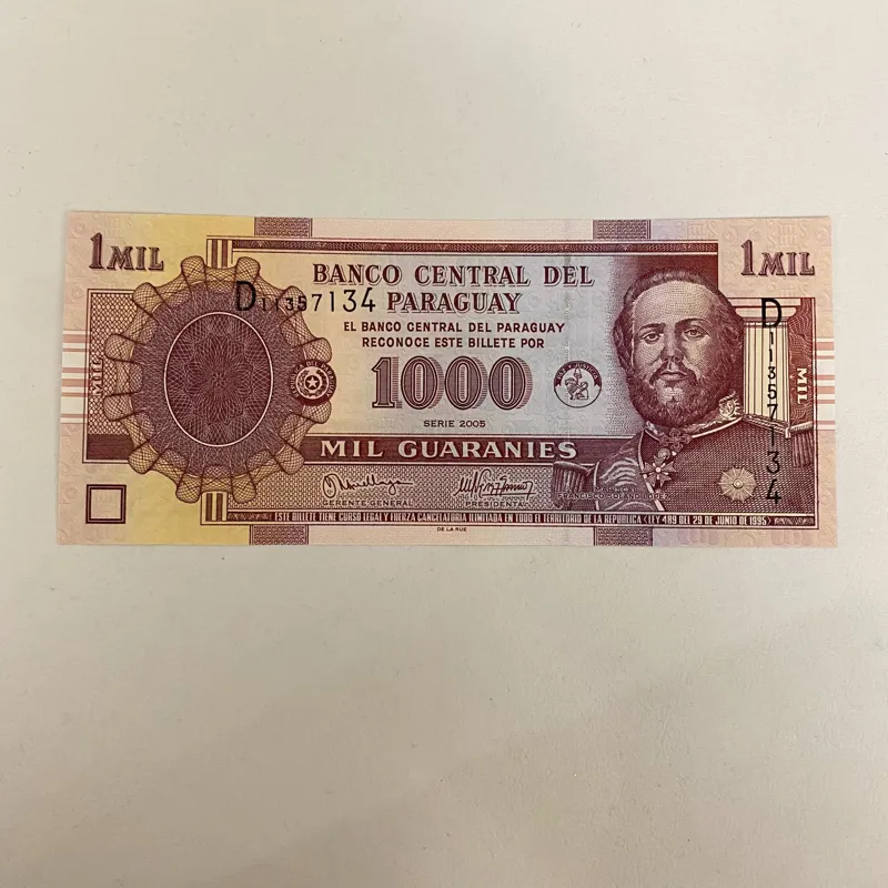 اسکناس پاراگوئه 1000 گوارانی