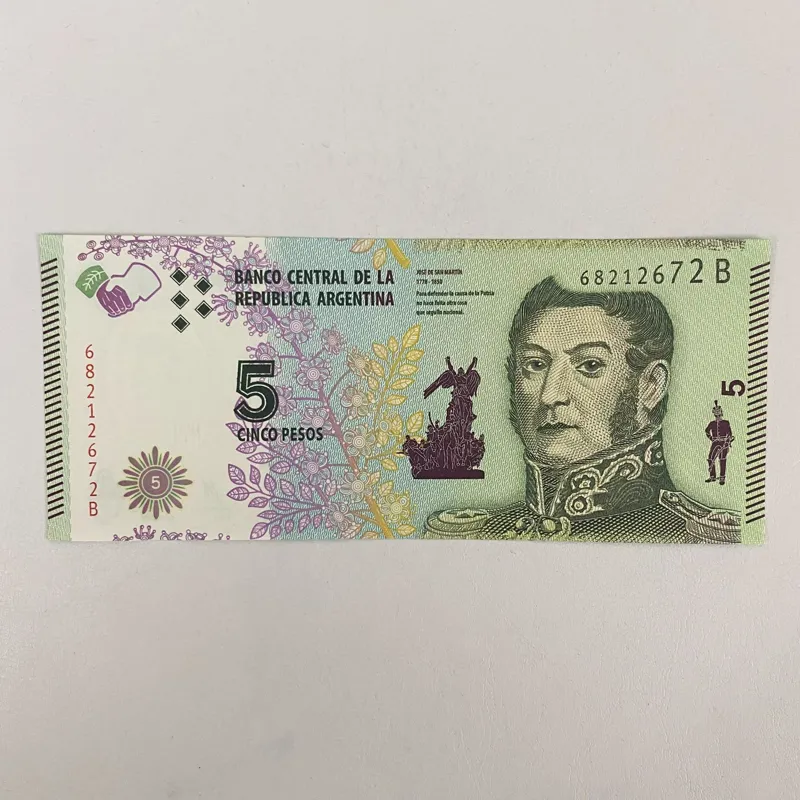 اسکناس آرژانتین 5 پزو