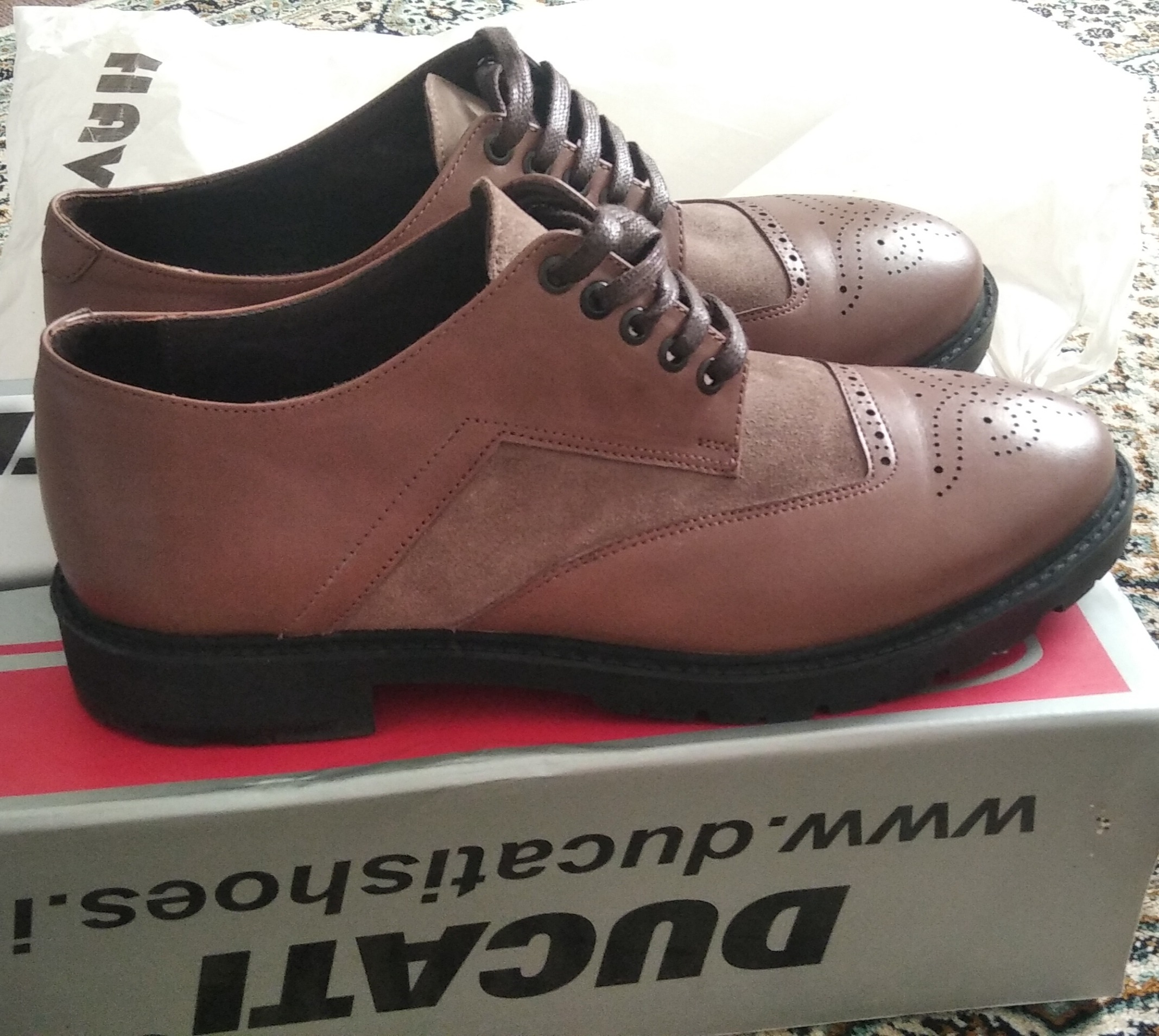 کفش چرم مدل هشترک مجلسی دوکاتی