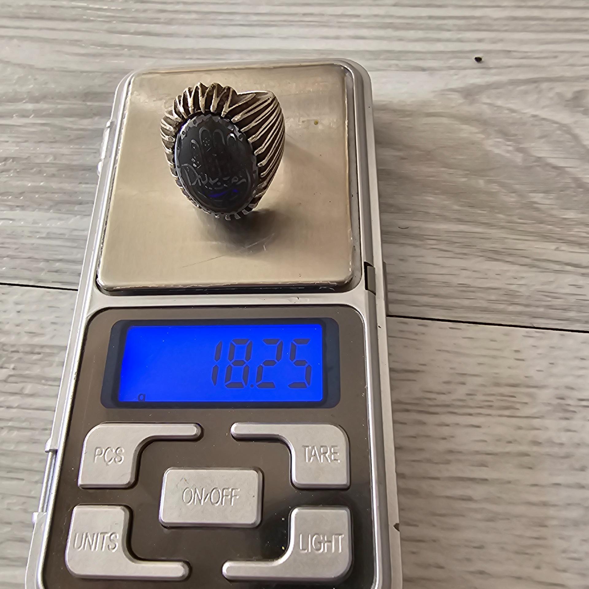 انگشتر نقره حدید