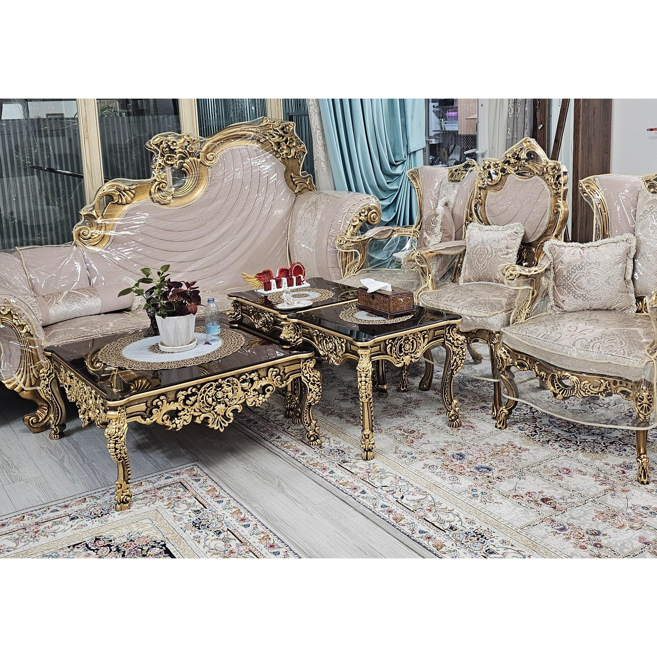 مبل سلطنتی درحد نو همراه با کاور مبل