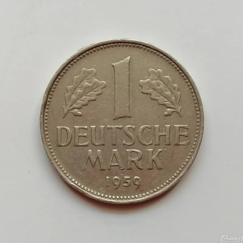 سکه 1 مارک آلمان 1959 ONE DEUTSCHE MARK