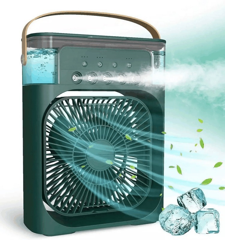 پنکه مه پاش مدل Air Cooler Fan فوق العاده سبز