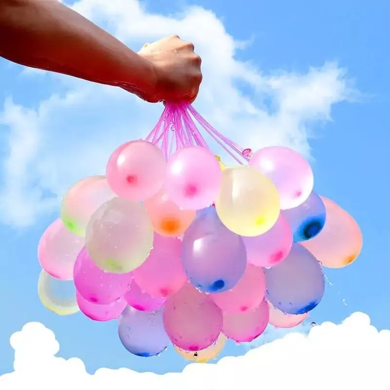 بادکنک پرتابی آب بازی 111 تایی happy baby balloons