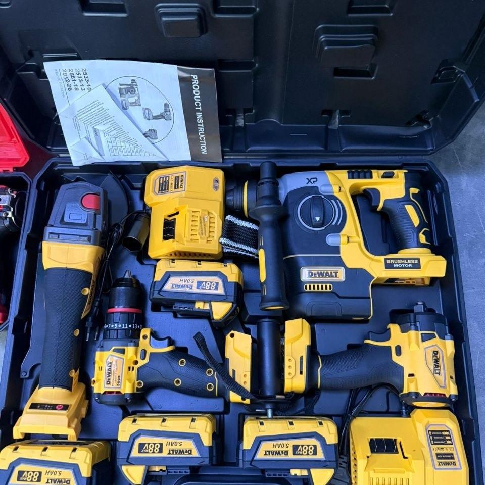 پک 4قلوی دیوالت از دریل تا بکس