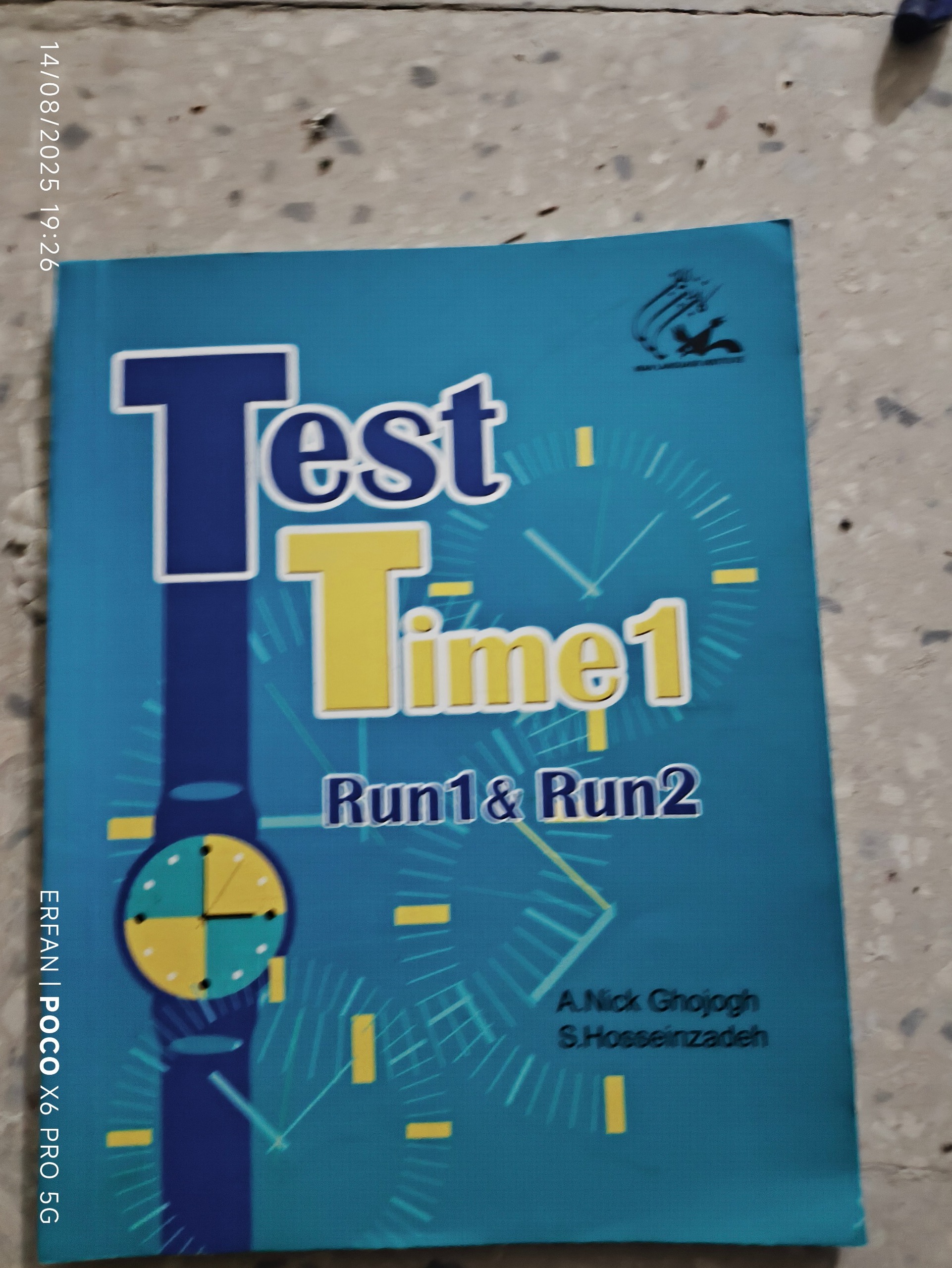کتاب Test Time 1 کانون زبان