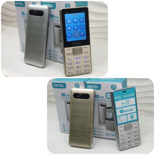 گوشی موبایل دکمه ای سه سیم کارت کاجیتل kgtel kg660