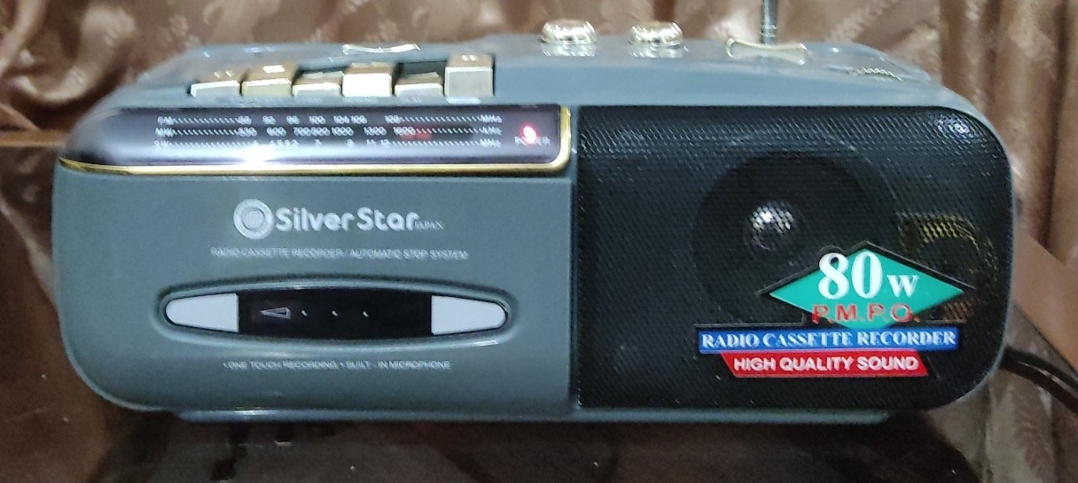 رادیو کاست Silver star ساخت ژاپن