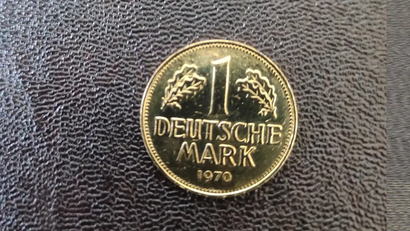 سکه 1مارک 1970 روکش طلا آلمان