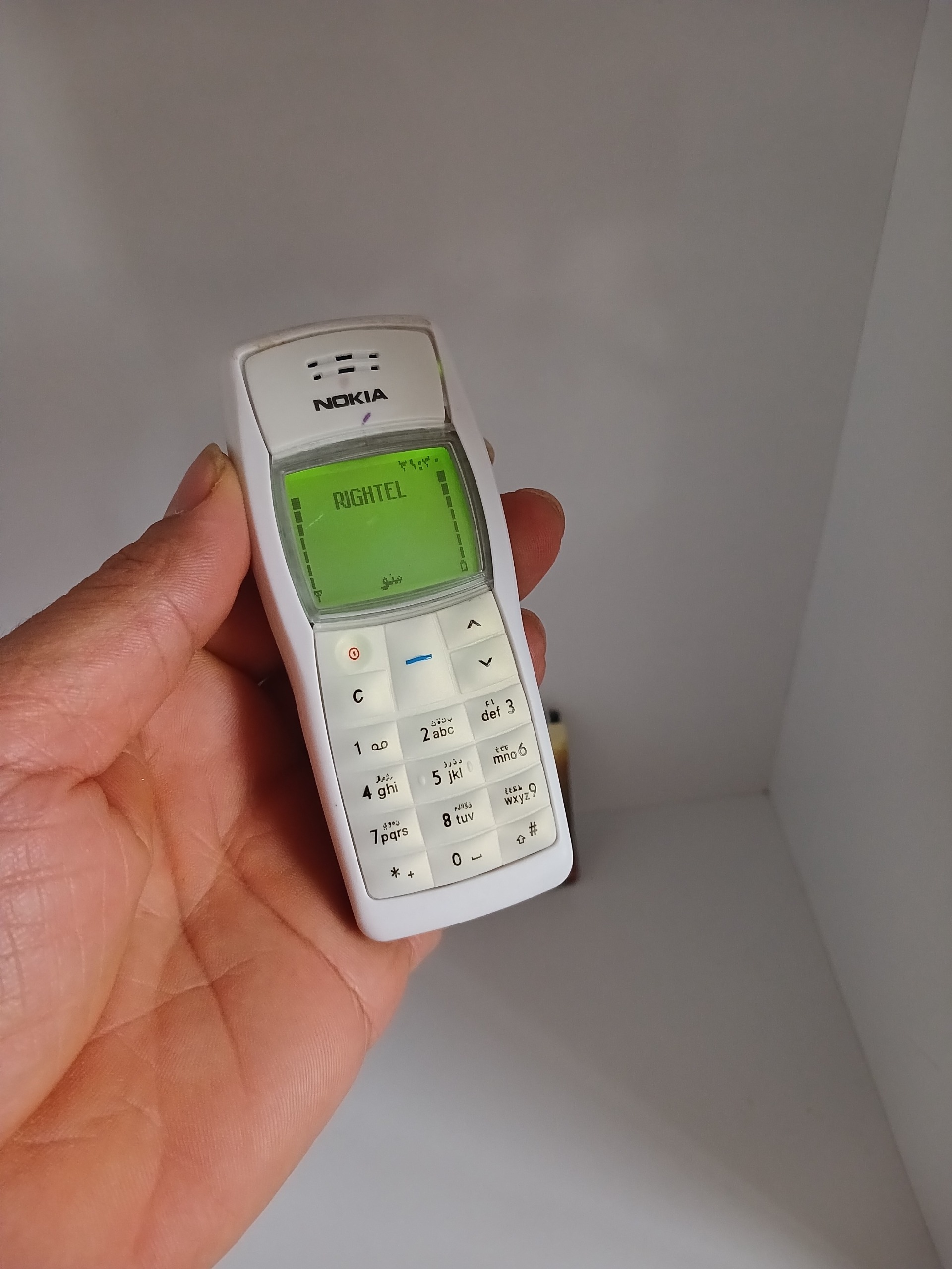 نوکیا 1100 اصلی رجیستر رنگ سفید