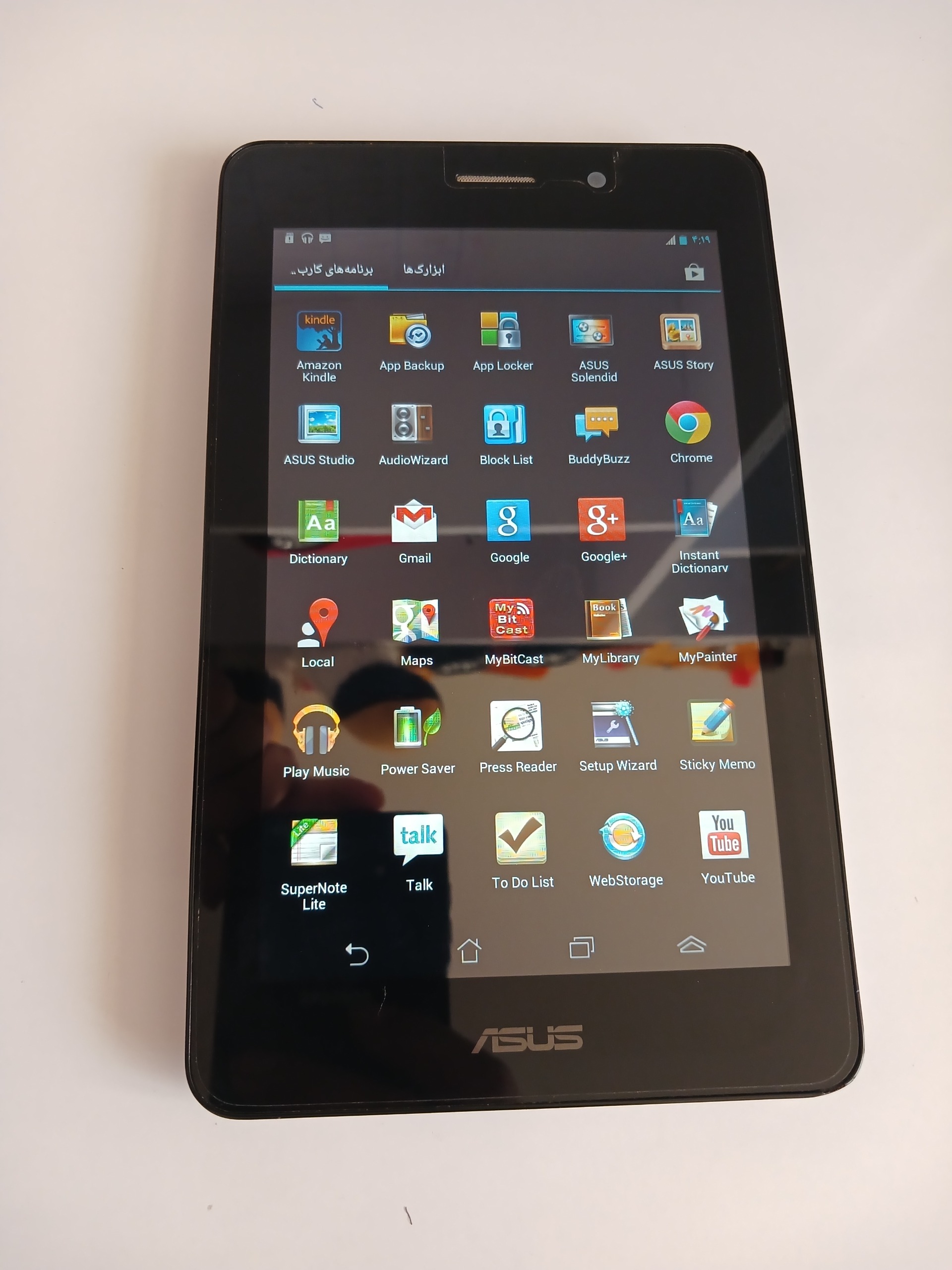 تبلت ایسوس Asus k004 رجیستر سالم