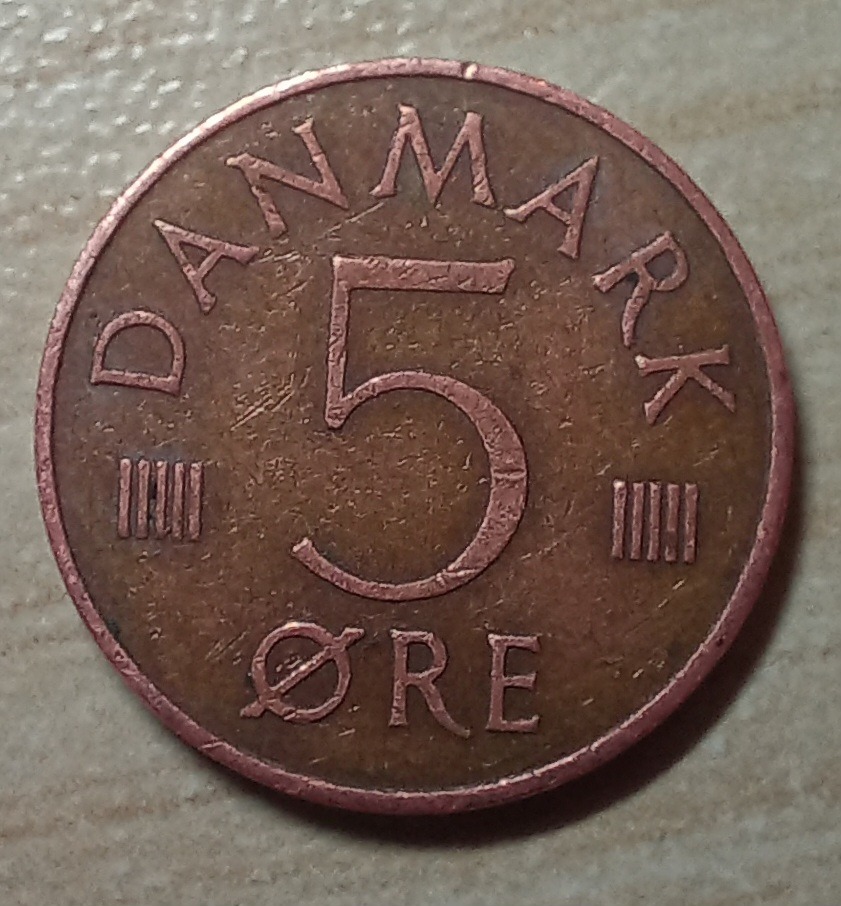 سکه 5 اوره دانمارک 1978