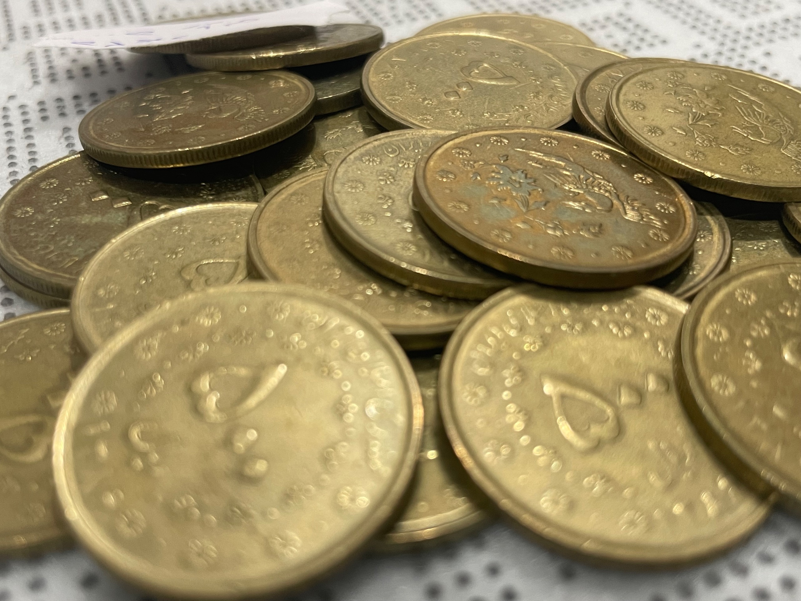 سکه500ریالی برنزی پشت سیمرغ