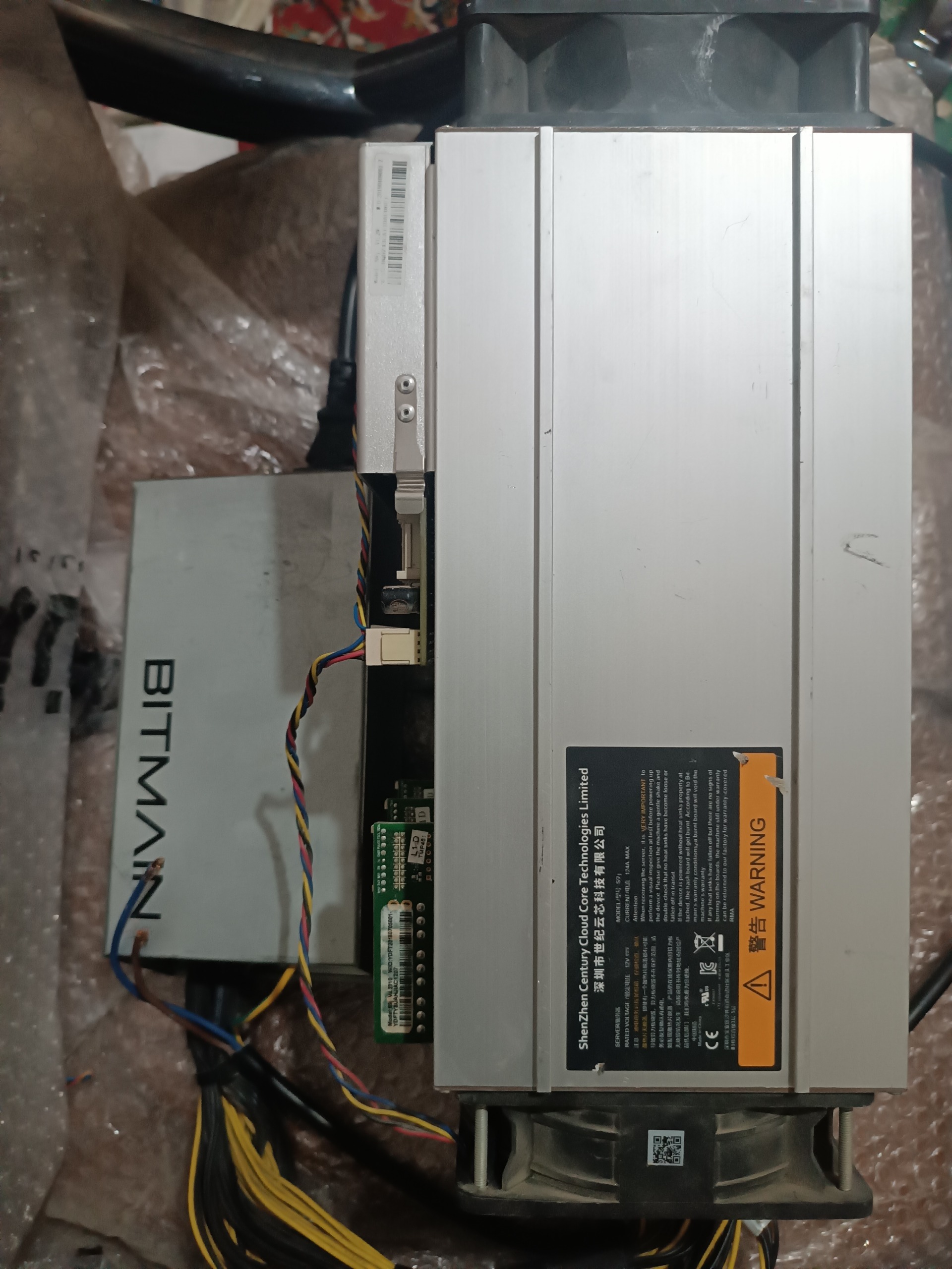 ماینر s9j سالم سالم 14.5تراهش توضیخات بخونید