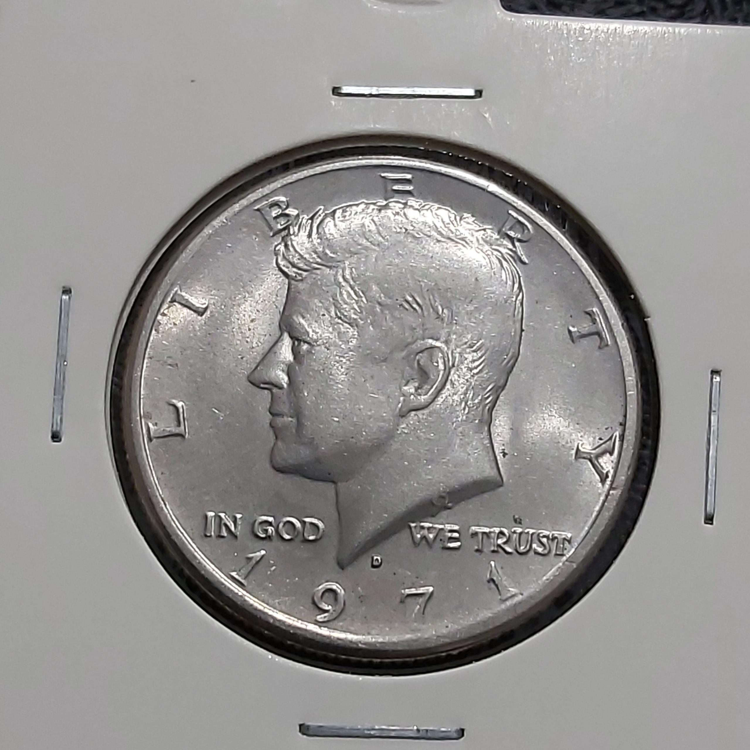 سکه یک دلاری کندی 1971 طبق تصویر بانکی