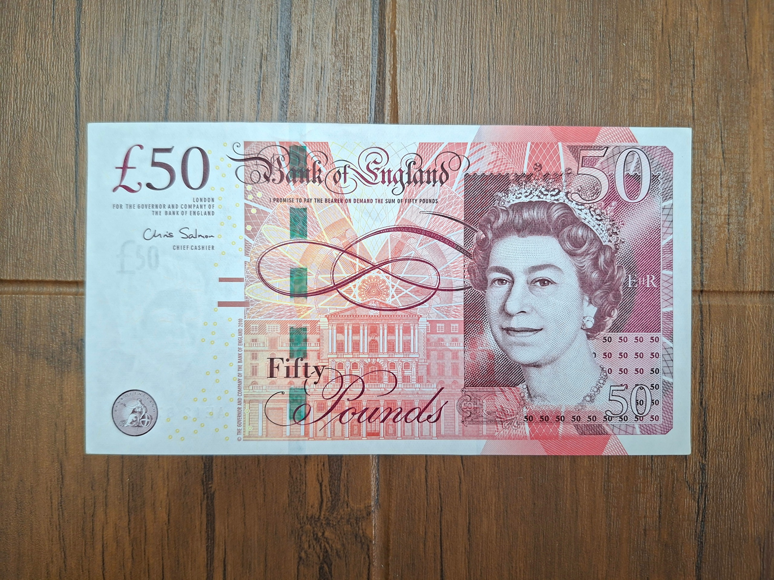 اسکناس 50 پوند انگلیس