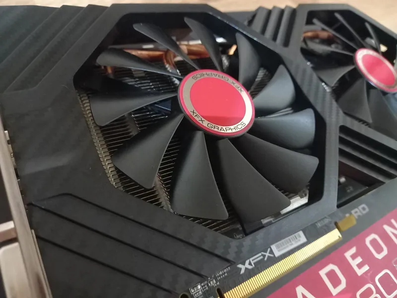 کارت گرافیک RX580 هشت گیگ