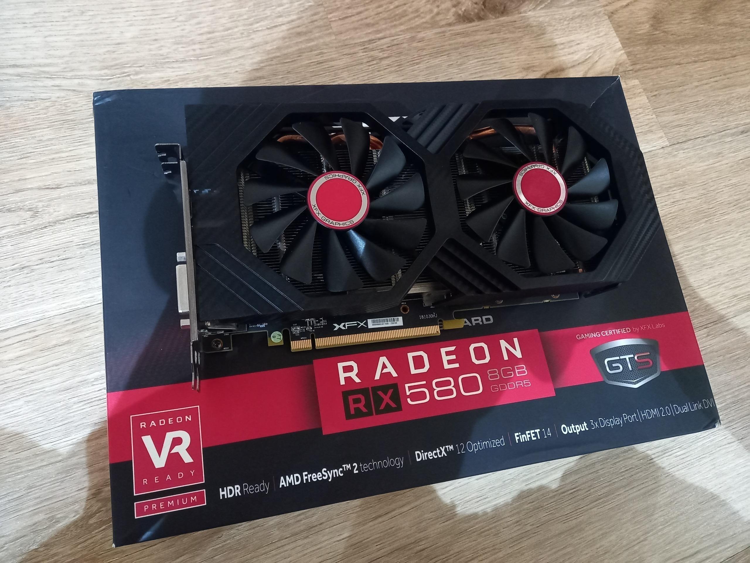 کارت گرافیک RX 580 هشت گیگ