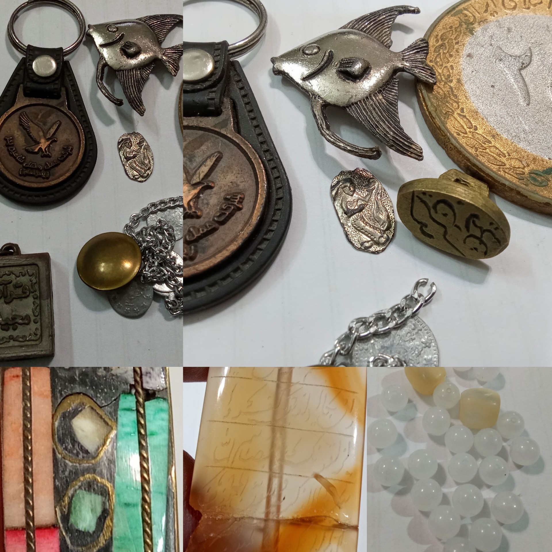 پک سکه ژتون چای جاسوییچ عقیق دستبند معدن