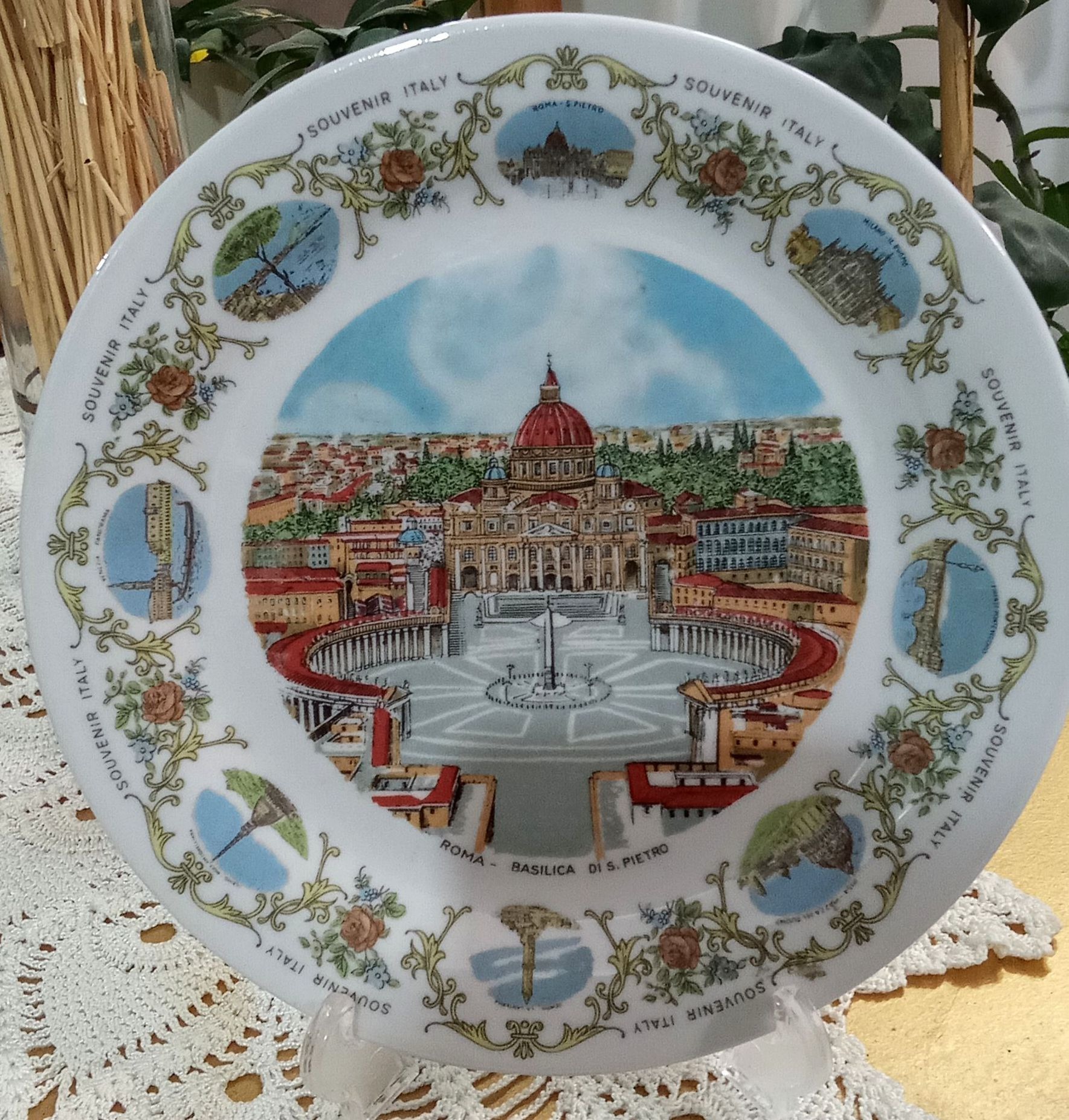 دیوارکوب آنتیک چینی ساخت ایتالیا(DAL FERDDO)