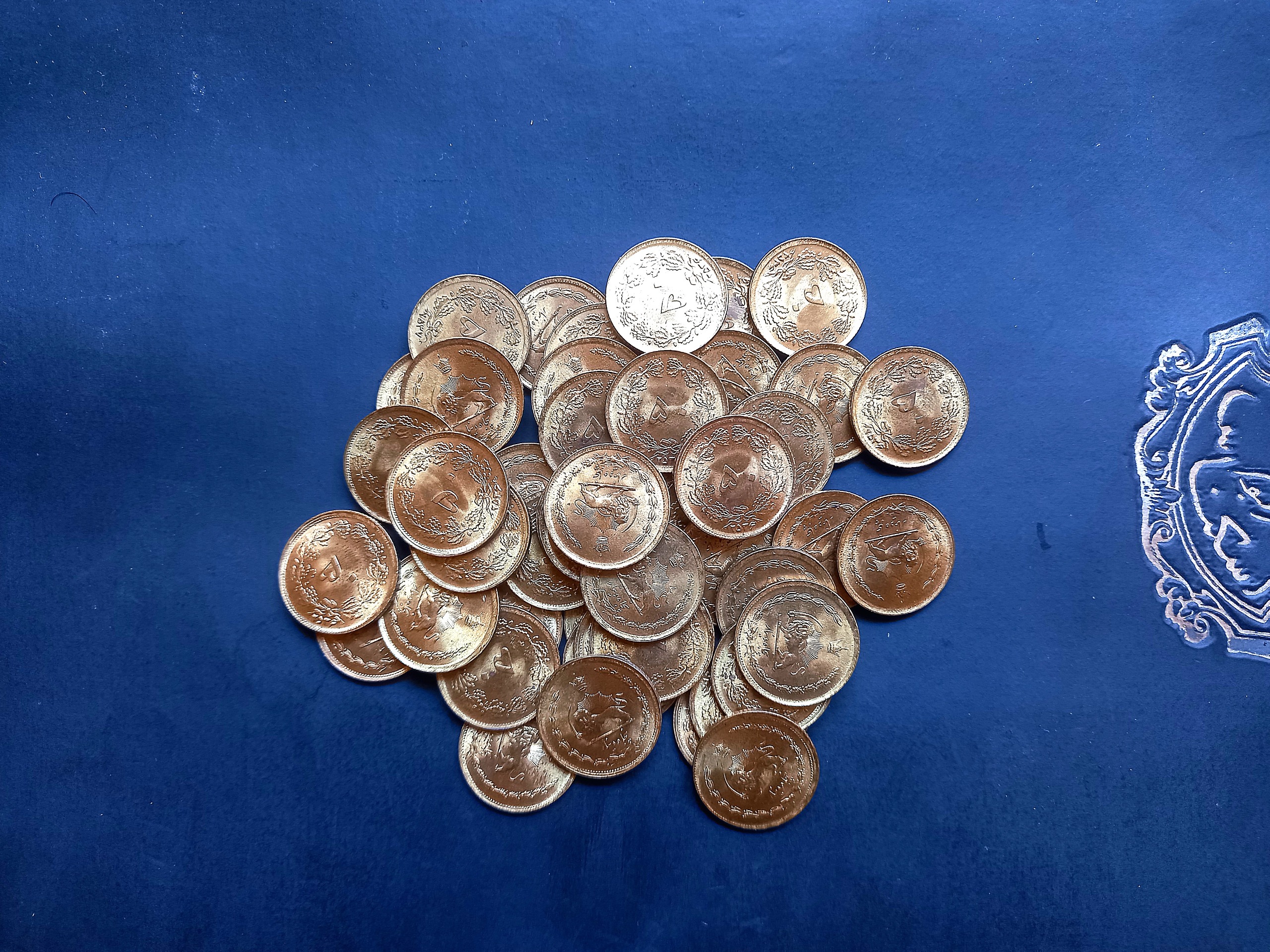 پک پنجاه عددی پنجاه دینار 2536 و 2537