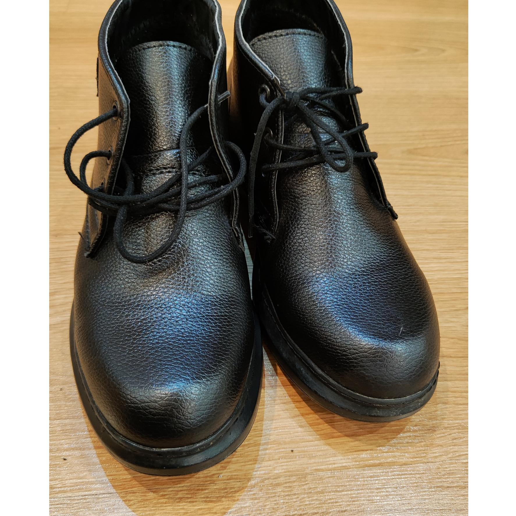 نیم بوت مردانه چرم - ترک - برند riccon