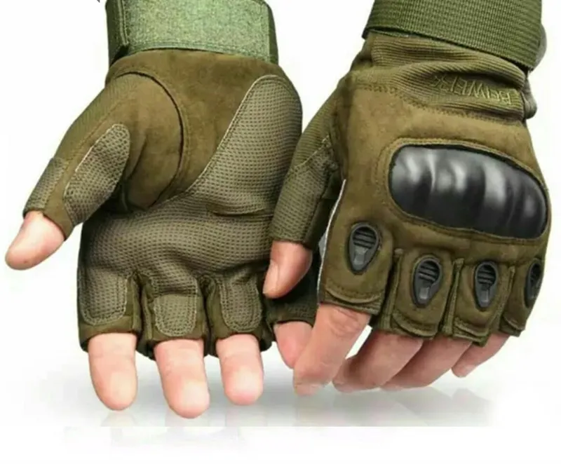 دستکش تاکتیکال نیم انگشتی اوکلای(کد13)