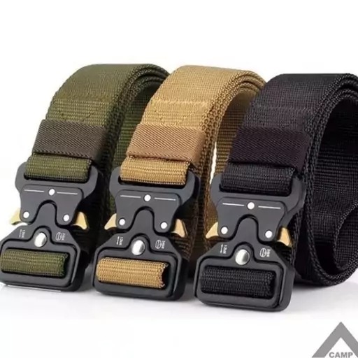 کمربند تاکتیکال خرچنگی سبز سگکک ضخیم