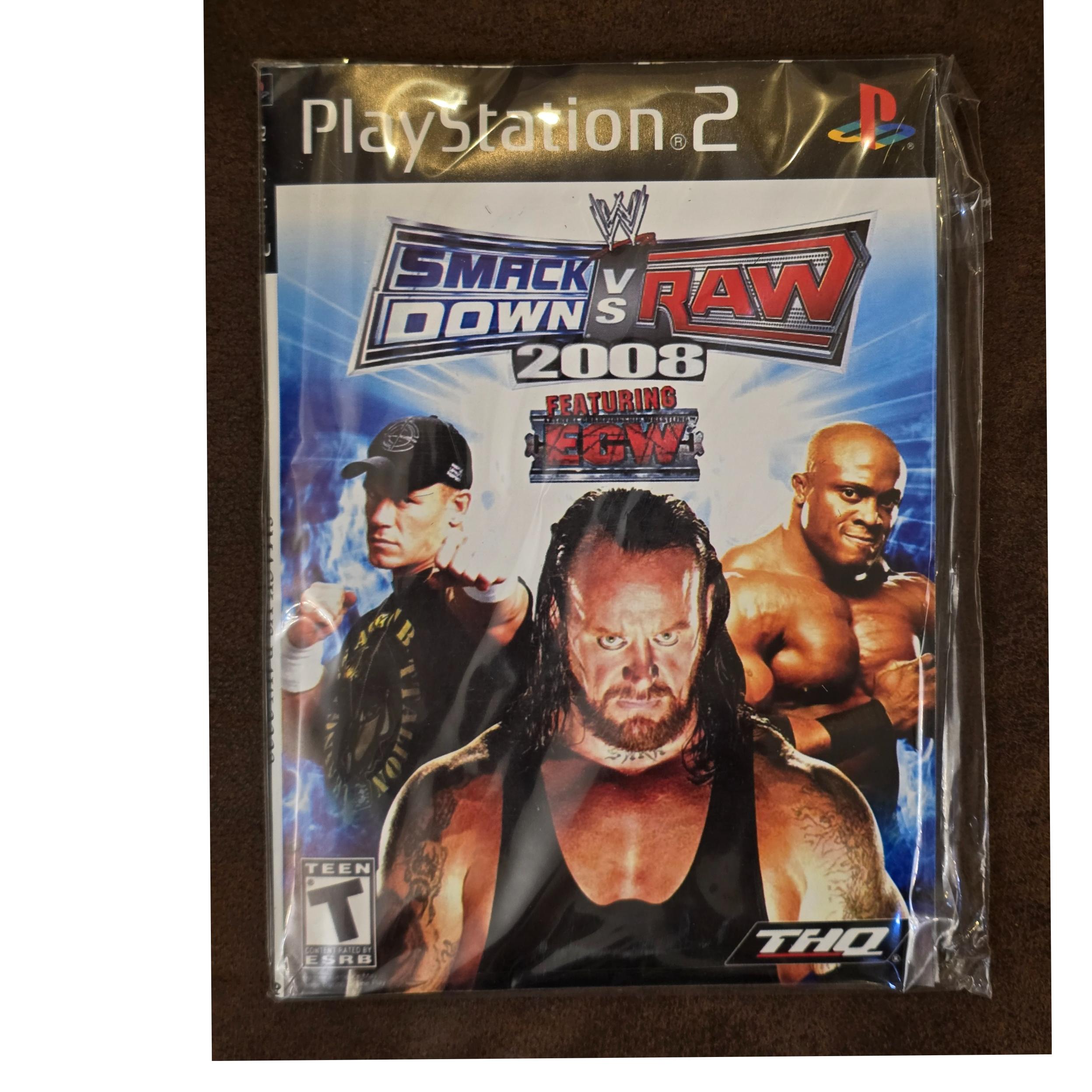 بازی کشتی کج 2008 SMAC DOWN vs RAW