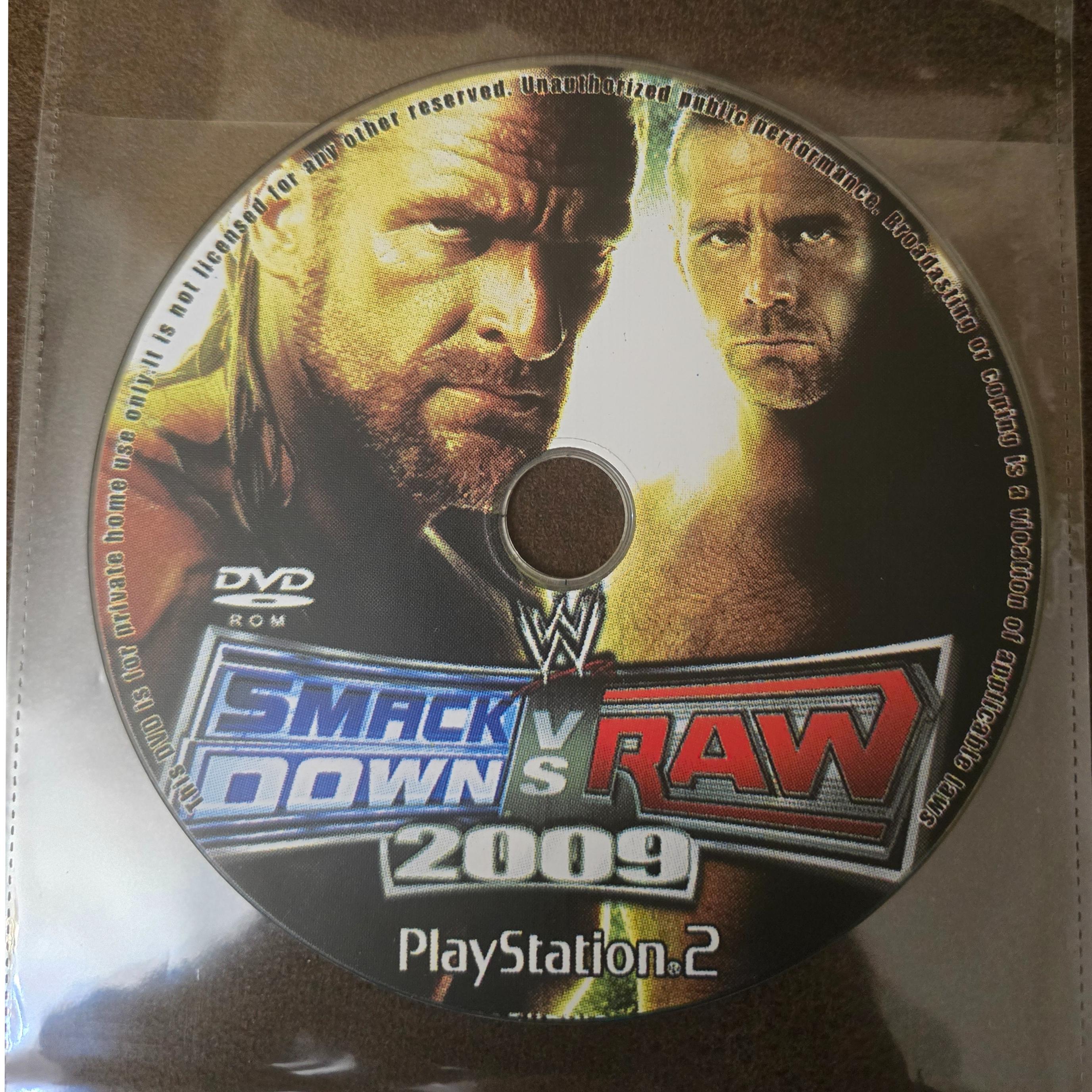 بازی کشتی کج 2009 SMAC DOWN vs RAW