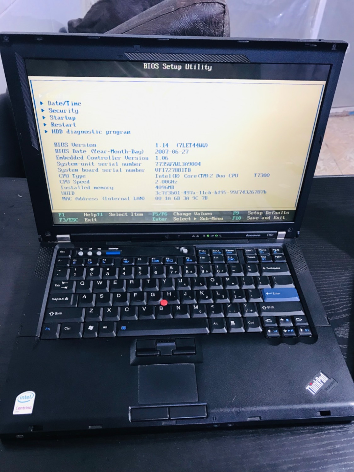 لپ تاپ Lenovo R61