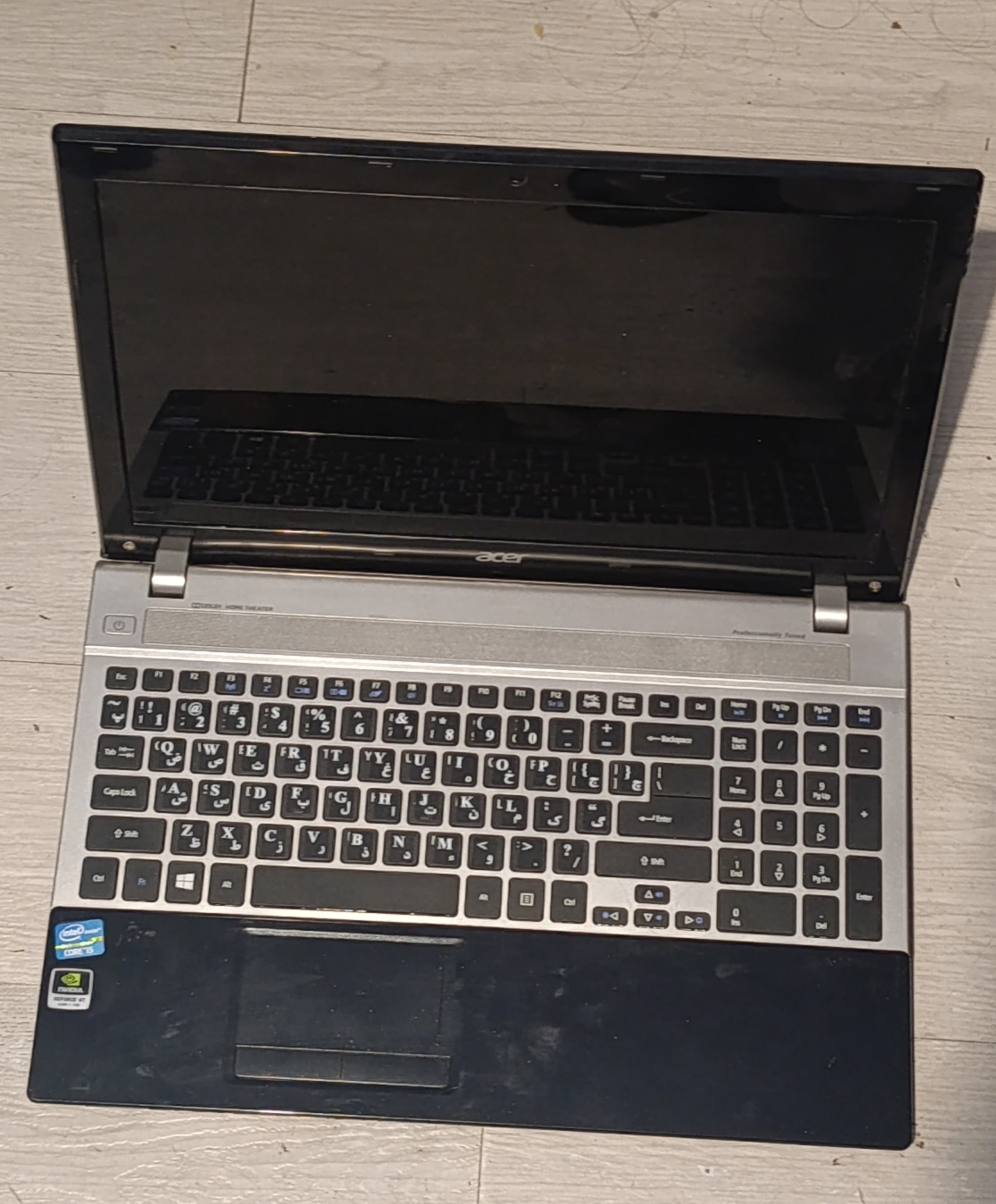 لپ تاپ ایسر i5-3210 گرافیک 630m رم12