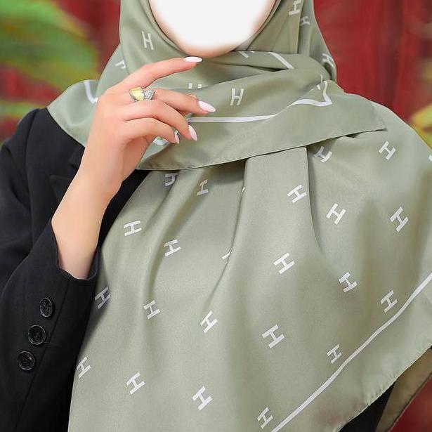 روسری مجلسی سبز روشن