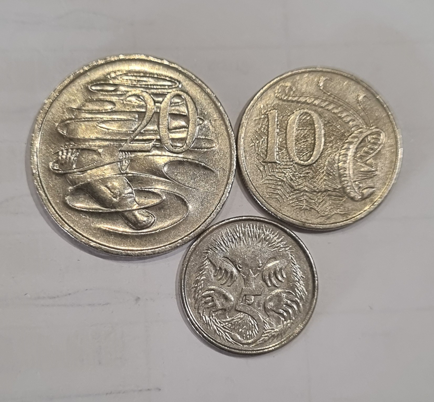 سکه 5،10،20 سنت استرالیا(پکیج 3عددی باهم)