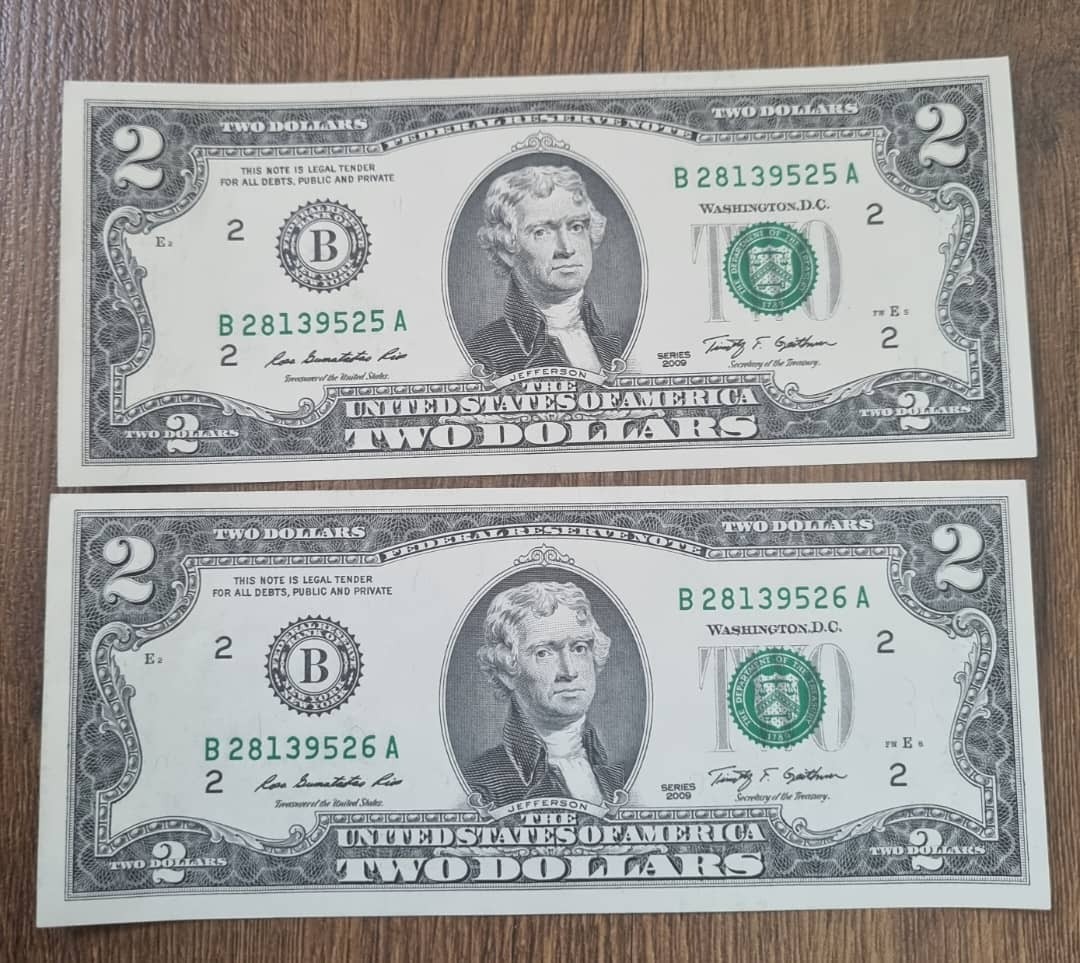 جفت 2 دلار بانکی چاپ نیویورک چاپ 2009