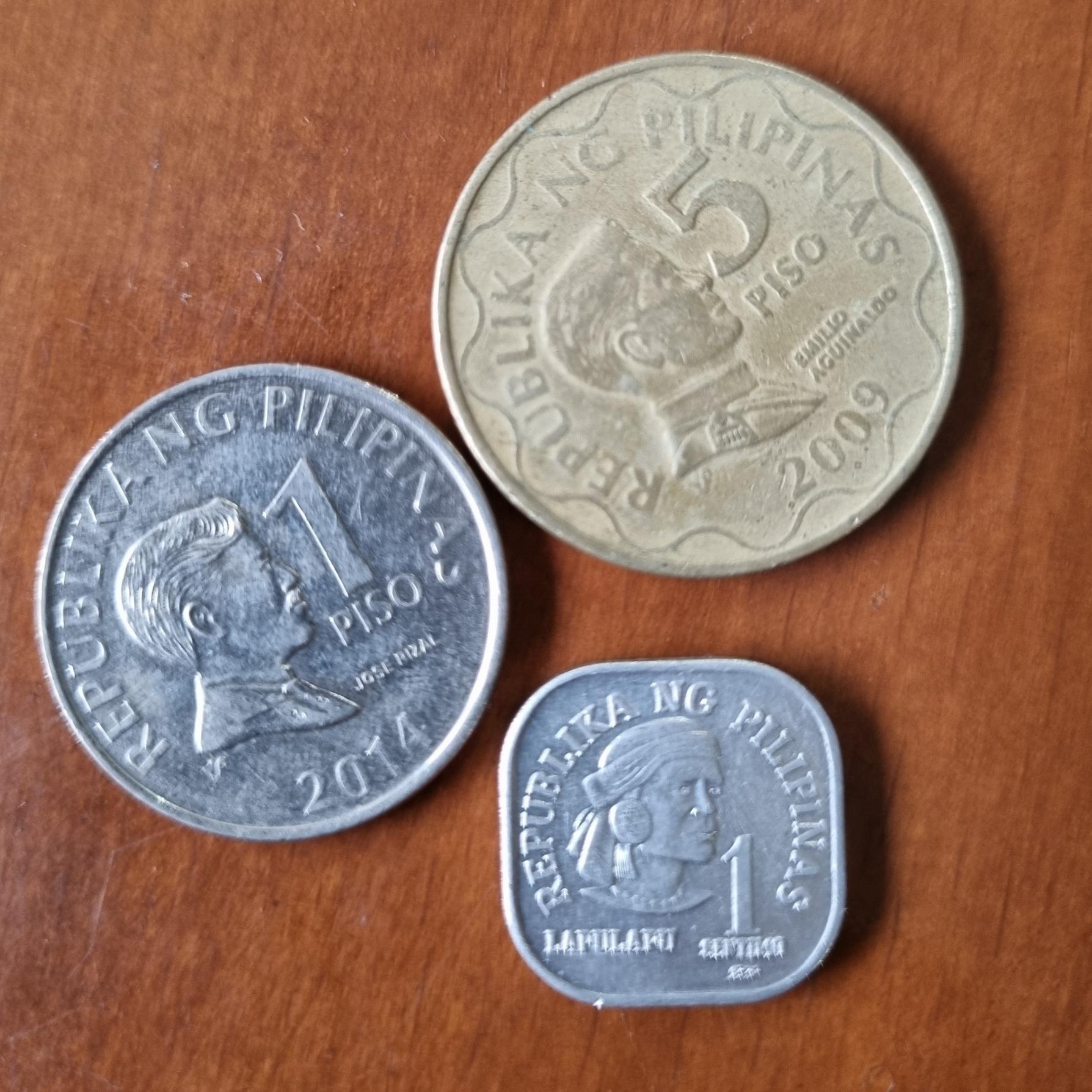 3 سکه فیلیپین غیرتکراری