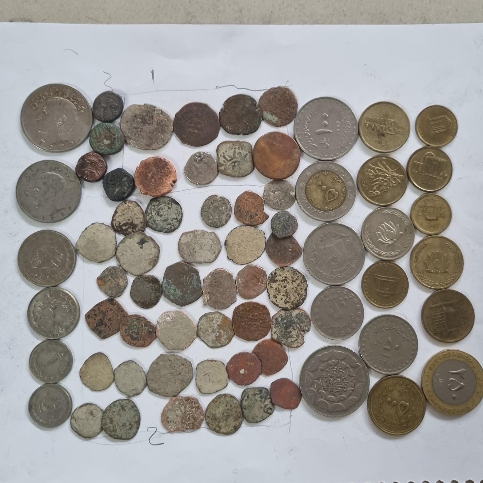 پکیج سکه های ایرانی ادوارمختلف(پهلوی و جمهوری و..)