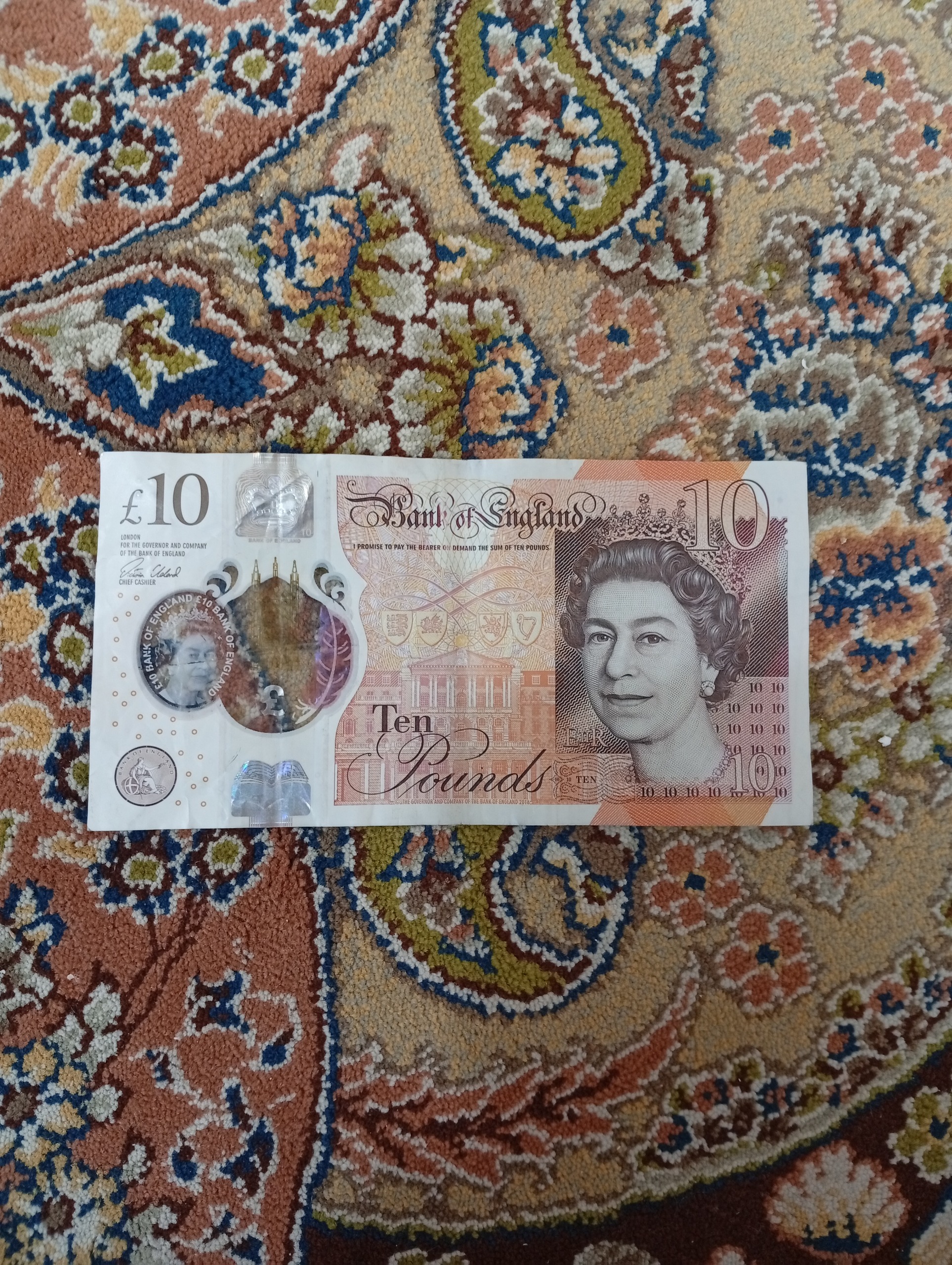 اسکناس 10 پوند انگلیس